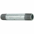 Ldr Industries 301 1X6 NIPPLE 1X6 GALV PIPE 3011X6